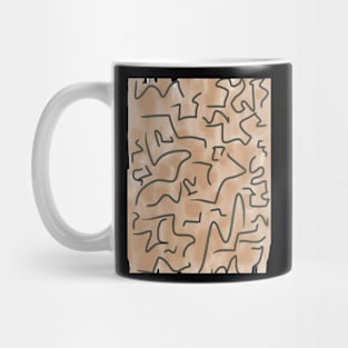 Linen Lines Design Mug